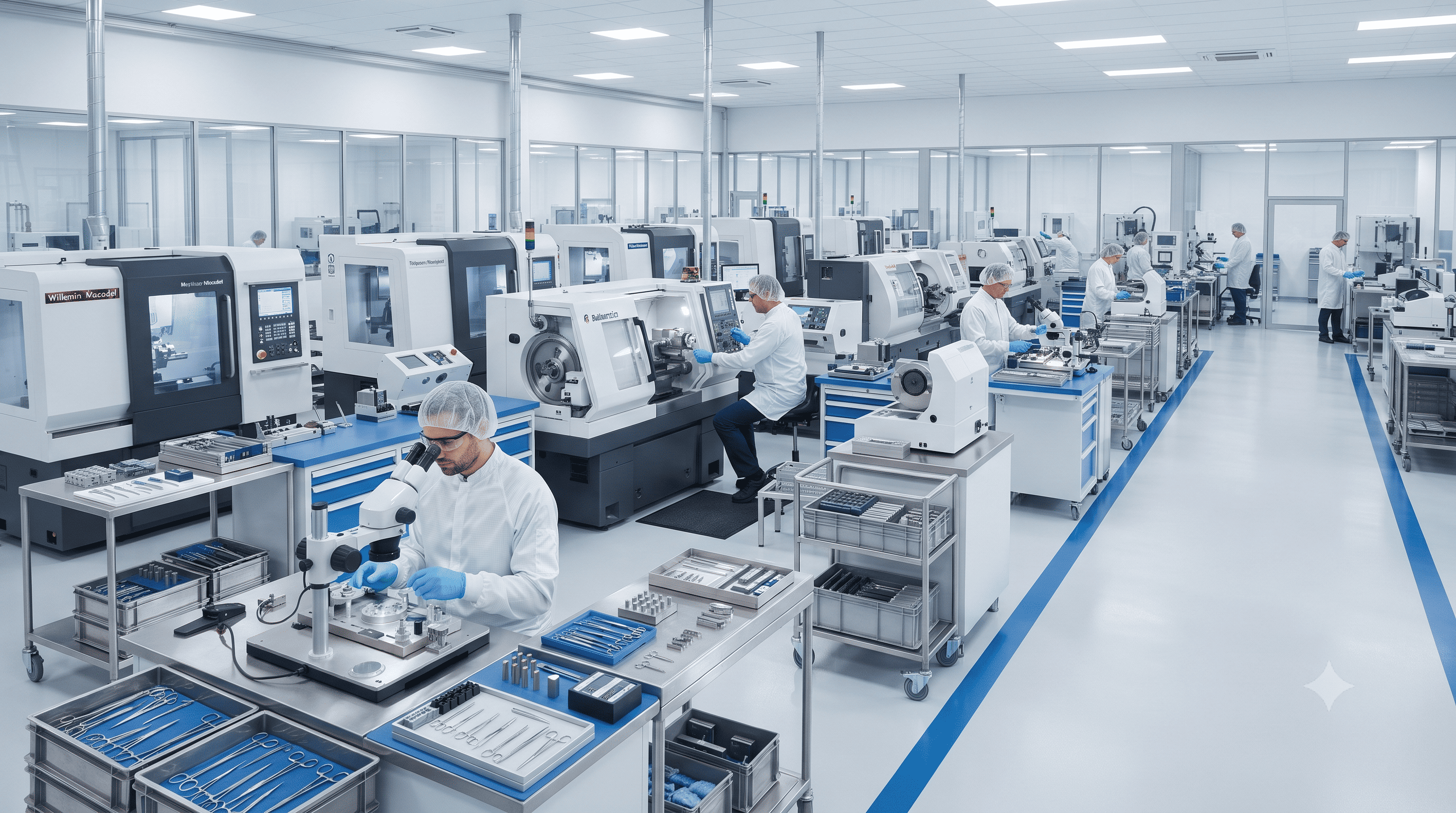 Manufacturing floor layout